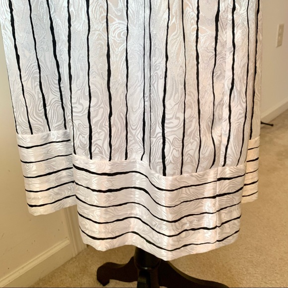 Vintage BROWNSTONE STUDIO Lightweight Striped Long Sleeve Dress—SZ. 4 - Picture 6 of 13